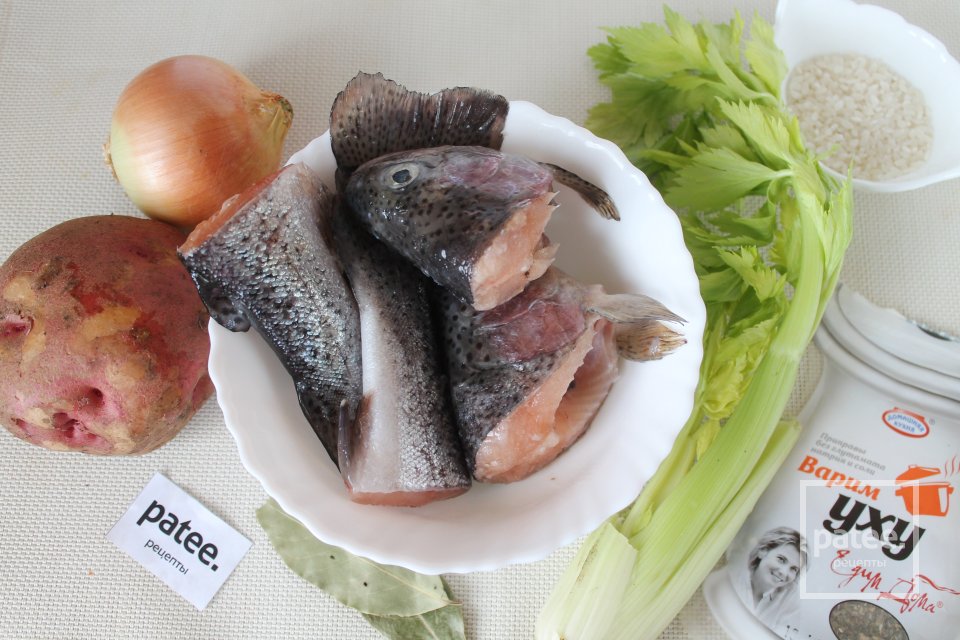 Рисовый суп со свежей форелью - Шаг 1