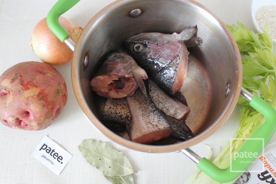 Рисовый суп со свежей форелью - Шаг 2