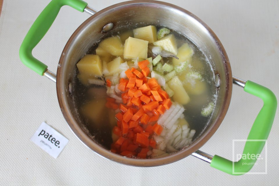 Рисовый суп со свежей форелью - Шаг 8