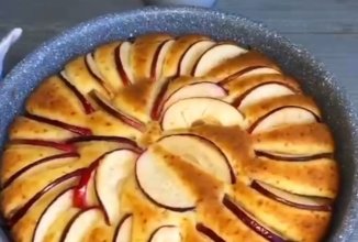 Творожная шарлотка