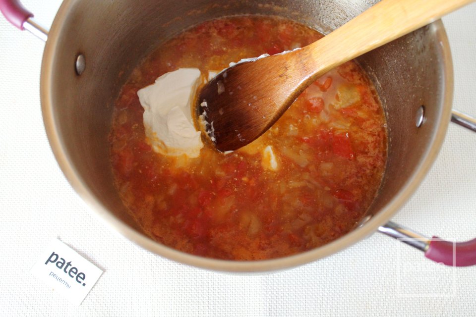 Болгарский перец фаршированный мясом и рисом - Шаг 9