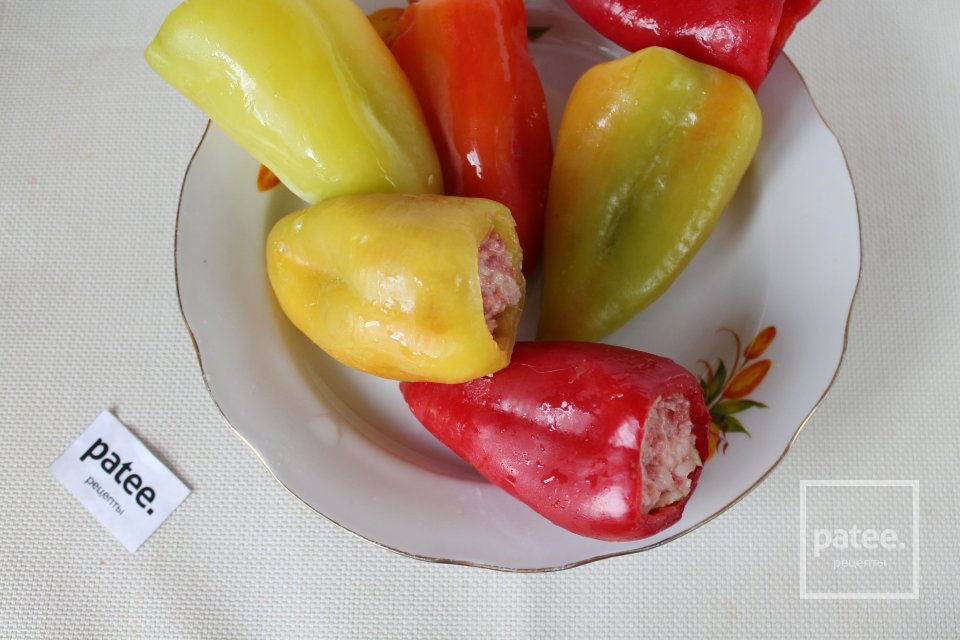 Болгарский перец фаршированный мясом и рисом - Шаг 10