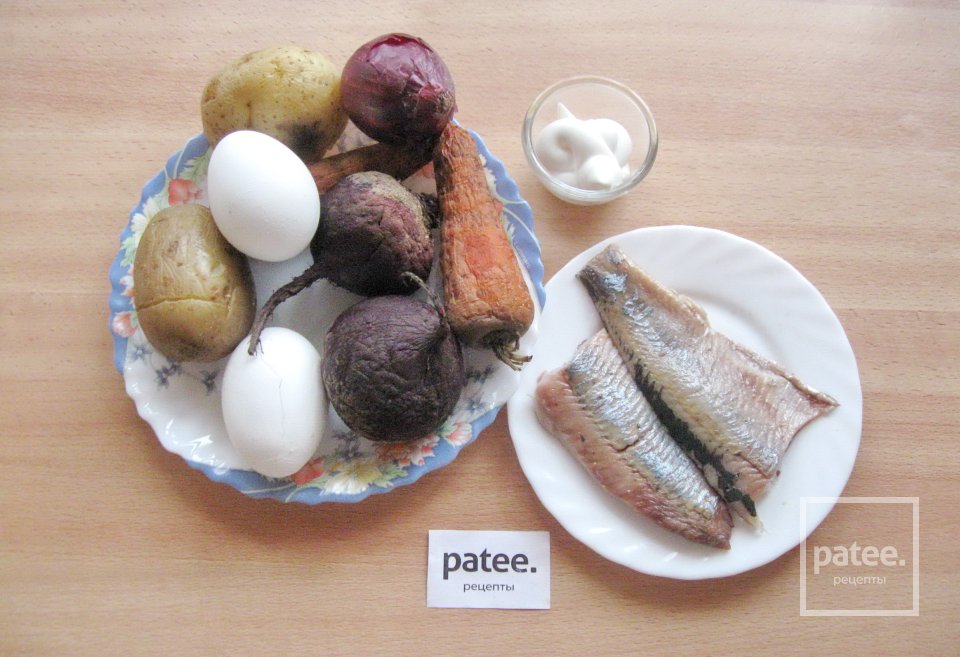 Ленивая "Сельдь под шубой" - Шаг 1