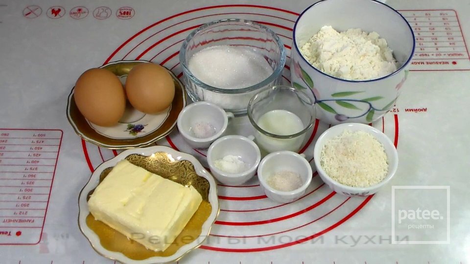 ПЕСОЧНОЕ  ПЕЧЕНЬЕ  С КОКОСОВОЙ СТРУЖКОЙ - Шаг 1