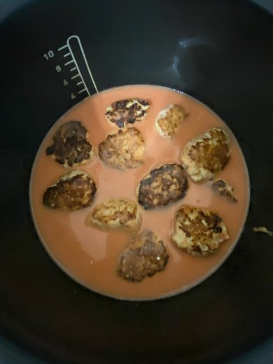 Мясные «ёжики» с томатным бульоном - Шаг 6