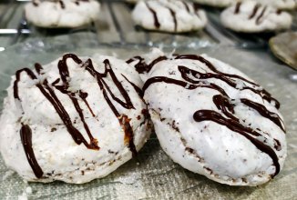 ШОКОЛАДНОЕ БЕЗЕ с КОКОСОВОЙ СТРУЖКОЙ