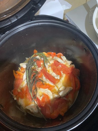 Курица с розмарином и овощами в мультиварке - Шаг 5