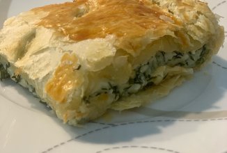 Пирог с сыром и укропом