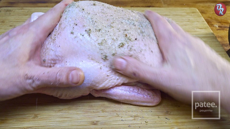 Утка с полынью, яблоки с брусникой - Шаг 2