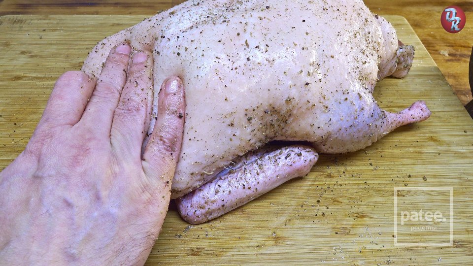 Утка с полынью, яблоки с брусникой - Шаг 3