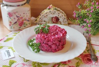 Финский салат "Росоли" с сельдью