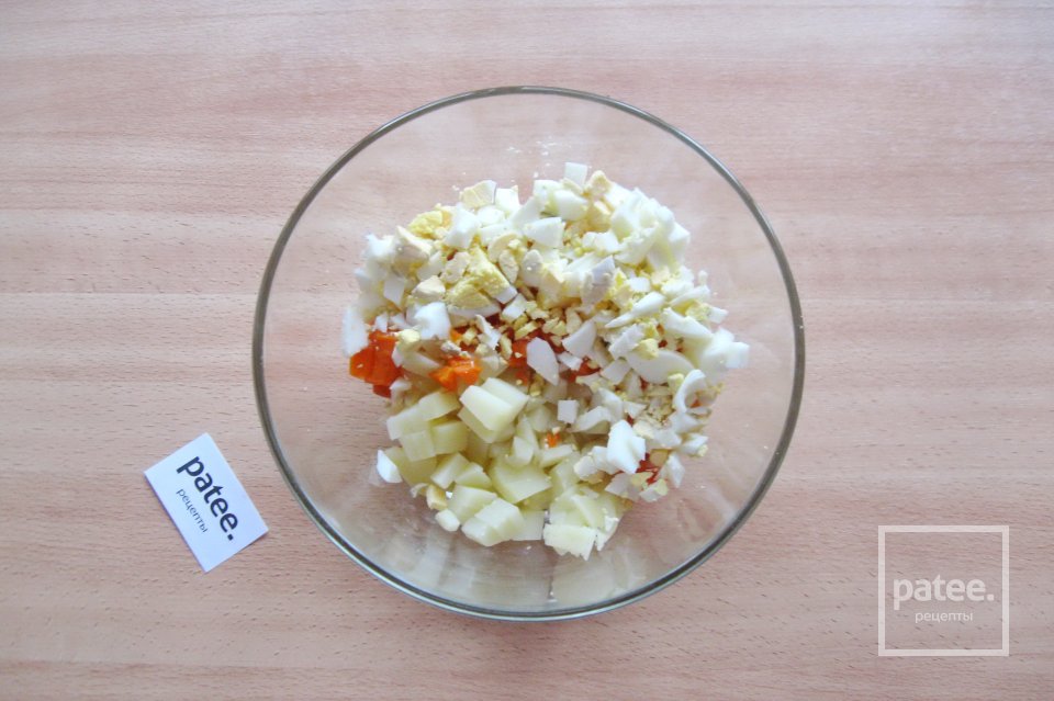 Финский салат "Росоли" с сельдью - Шаг 4