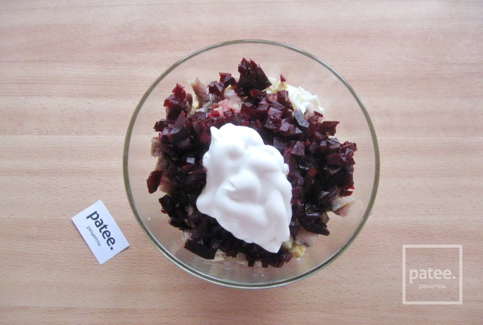 Финский салат "Росоли" с сельдью - Шаг 10