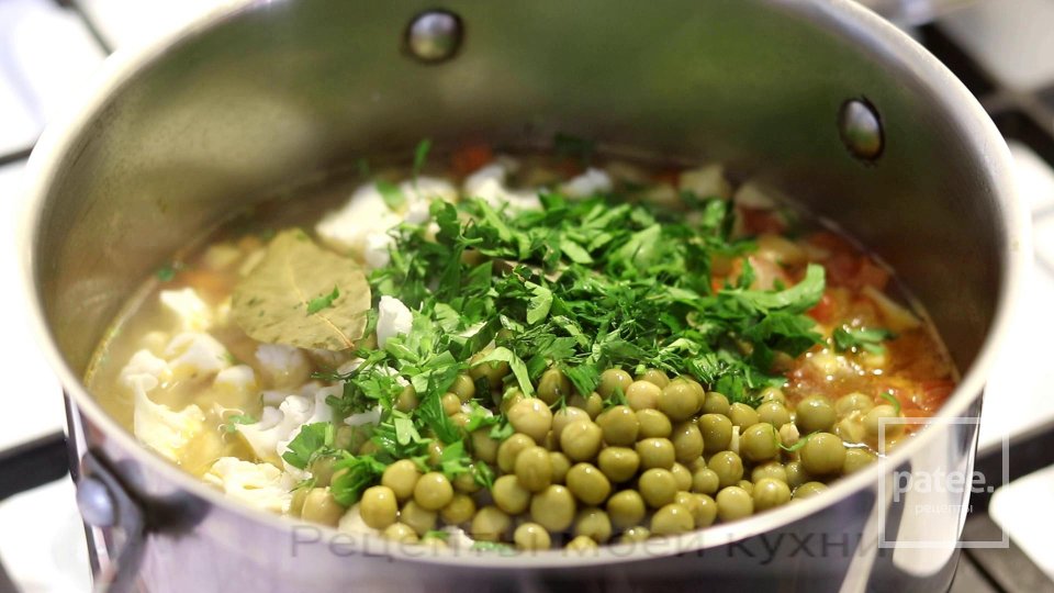 Перловый суп с цветной капустой - Шаг 8