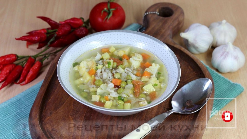 Перловый суп с цветной капустой - Шаг 10