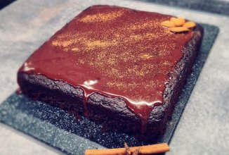 Очень сочный брауни с цуккини