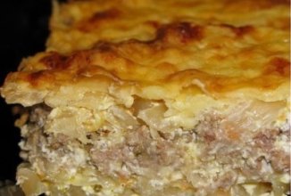 Запеканка из капусты с фаршем