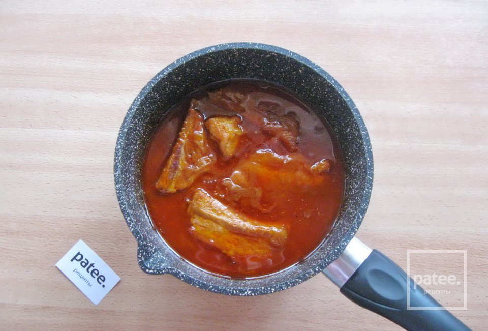 Свиные ребрышки в красном соусе - Шаг 11