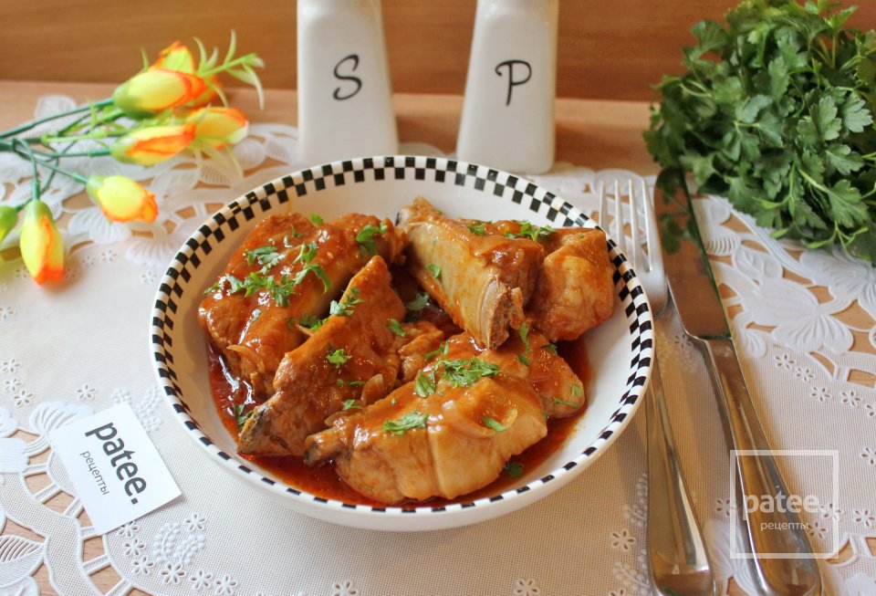 Свиные ребрышки в красном соусе - Шаг 12