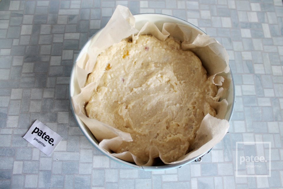 Творожный кекс с цукатами и орехами - Шаг 13