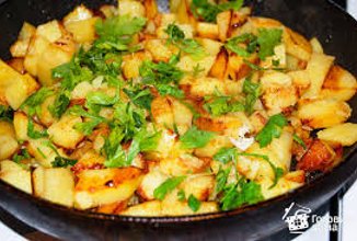 Картофель с петрушкой!