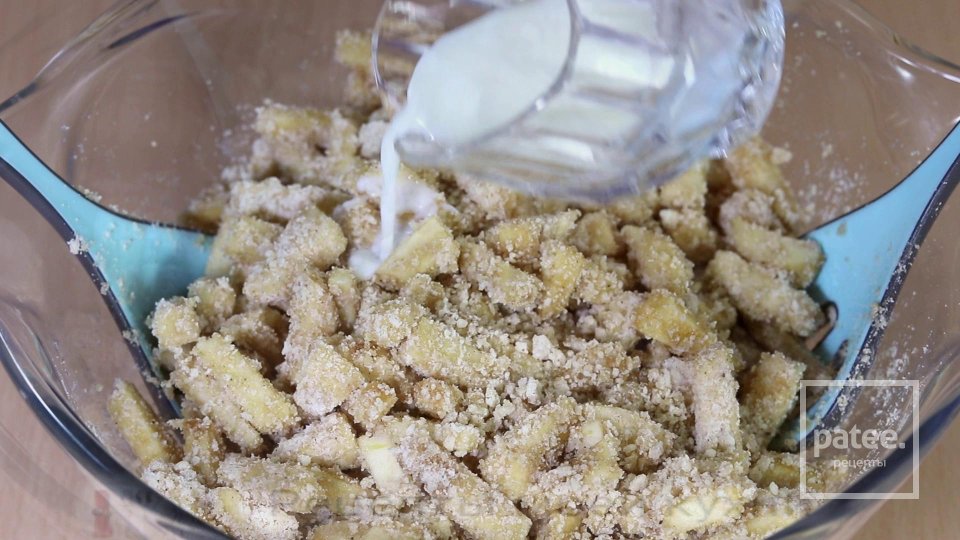 РАССЫПЧАТЫЙ ЯБЛОЧНЫЙ  КЕКС - Шаг 6