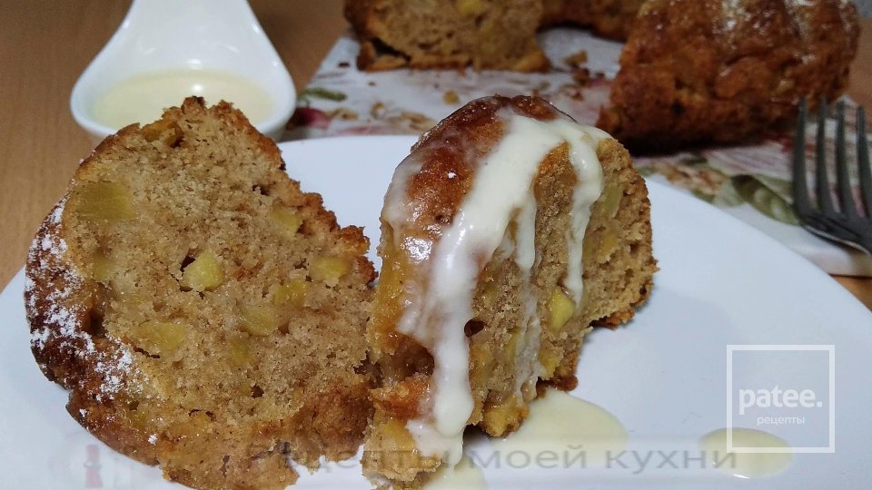 РАССЫПЧАТЫЙ ЯБЛОЧНЫЙ  КЕКС - Шаг 10