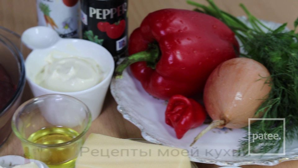 САЛАТ С  КУРИНОЙ  ПЕЧЁНКОЙ - Шаг 1