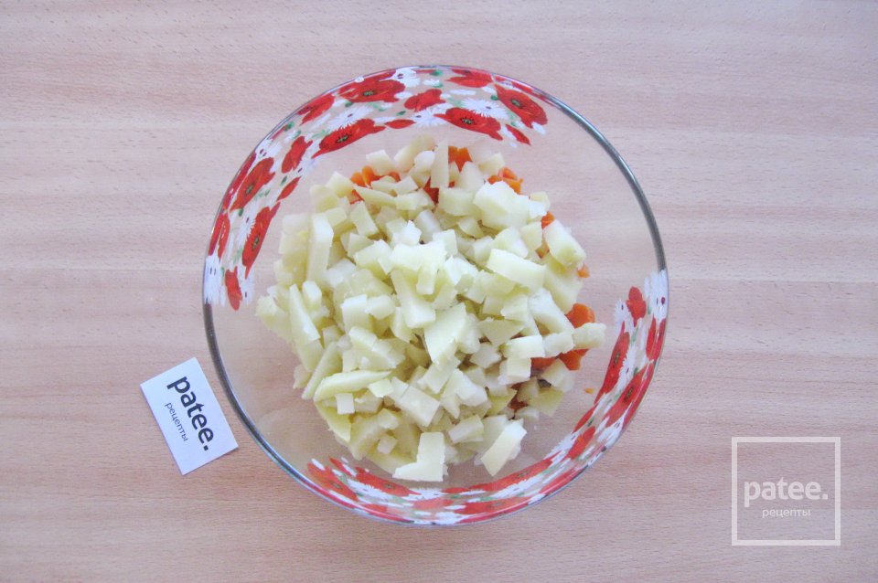 Винегрет с курицей - Шаг 6