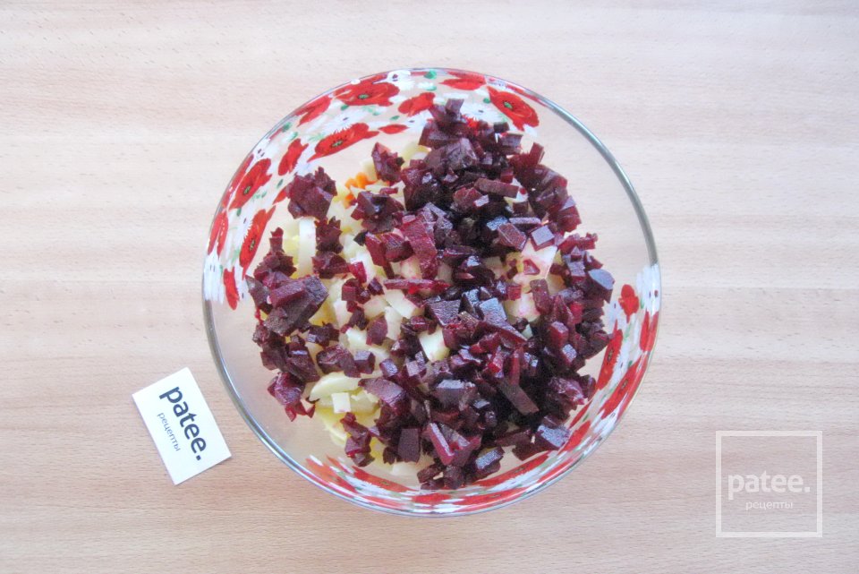 Винегрет с курицей - Шаг 7