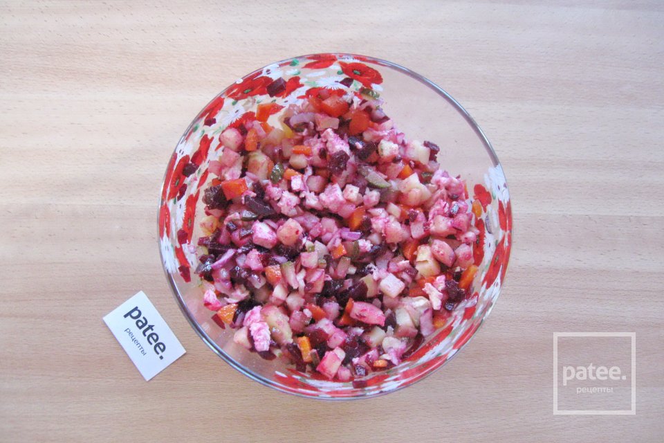 Винегрет с курицей - Шаг 9