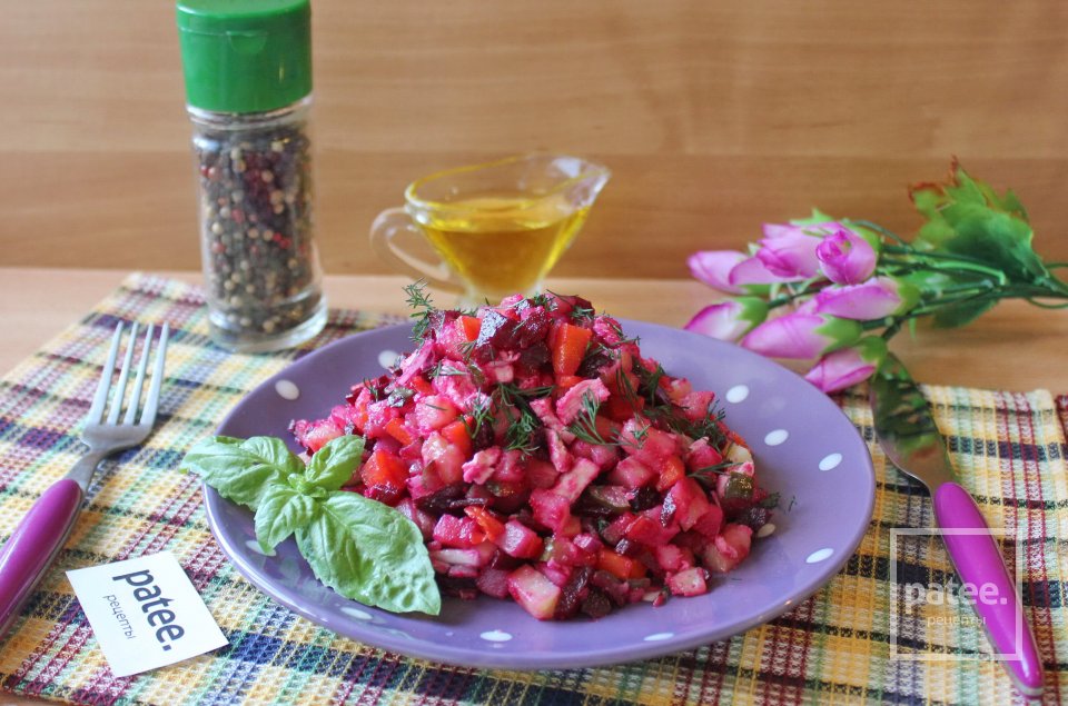 Винегрет с курицей - Шаг 10