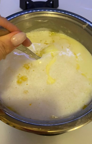 Торт со сгущенкой, приготовленный на сковороде - Шаг 8