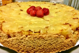 Пирог с ананасами