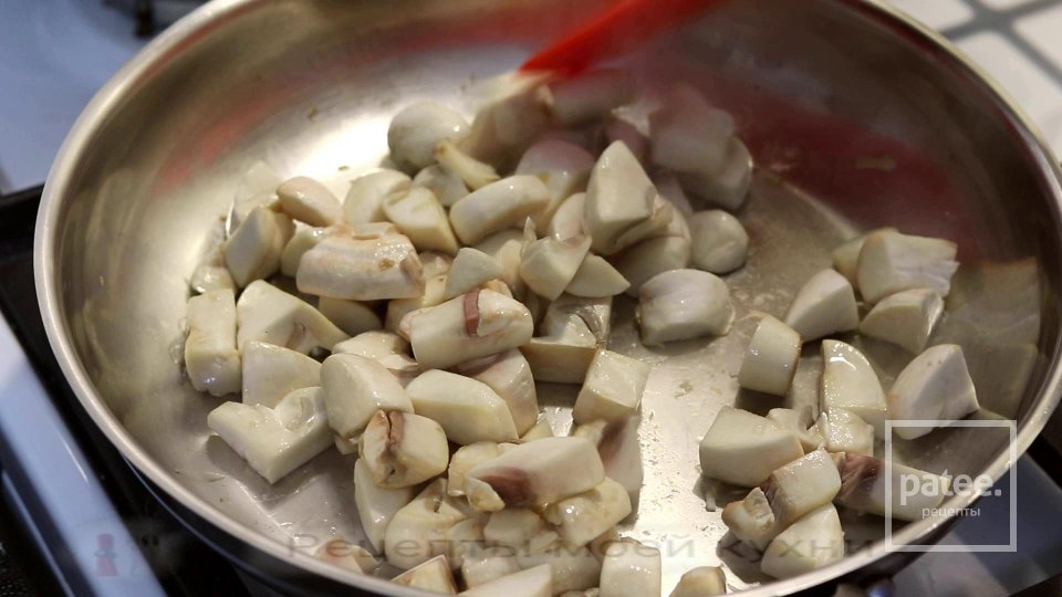 ПИРОГ  КИШ  С КУРИЦЕЙ  И  ГРИБАМИ - Шаг 5