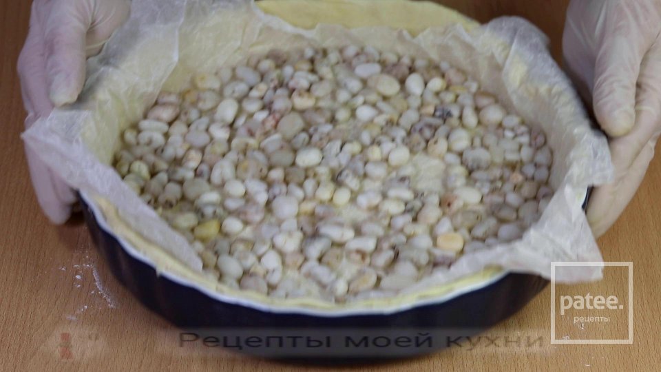 ПИРОГ  КИШ  С КУРИЦЕЙ  И  ГРИБАМИ - Шаг 9