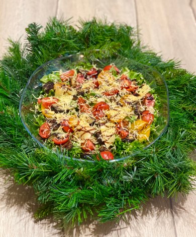 Салат с баклажанами и томатами. - Шаг 1