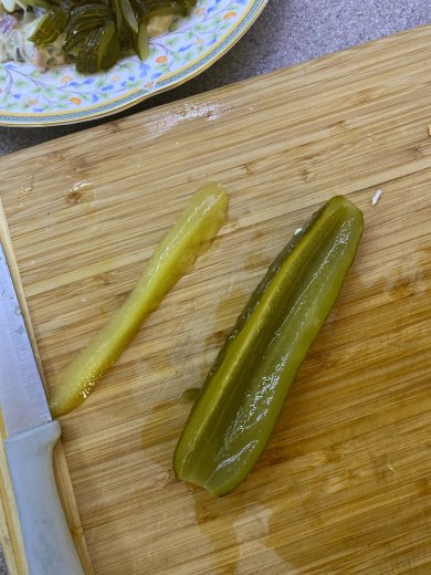 Новогодний новый зимний салат и его оформление - Шаг 3