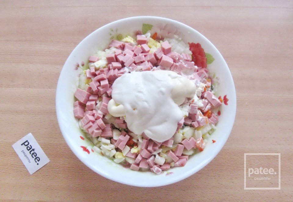 Салат "Оливье" к году Быка - Шаг 7