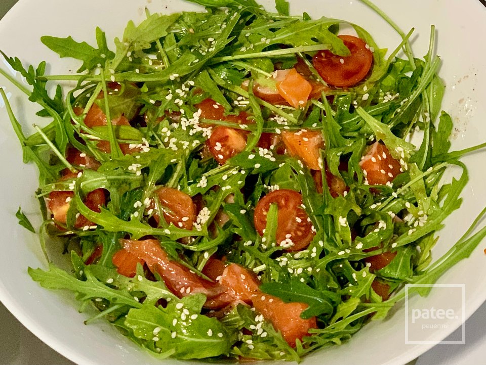 Салат с сёмгой - Шаг 1