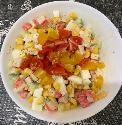 Новогодний крабовый салат - Шаг 5