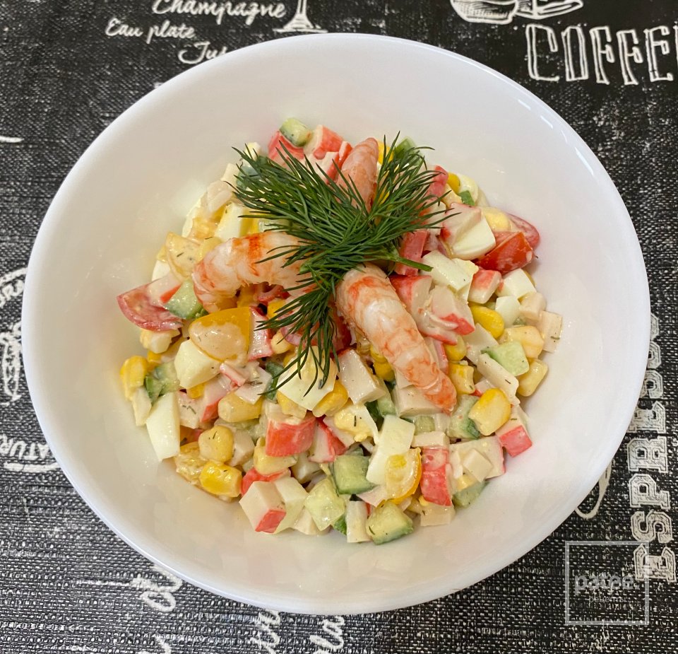 Новогодний крабовый салат - Шаг 7