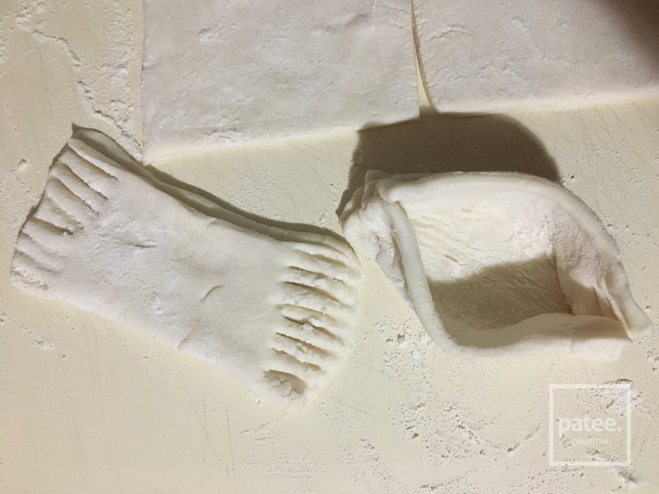 Лодочки из слоёного теста. - Шаг 6