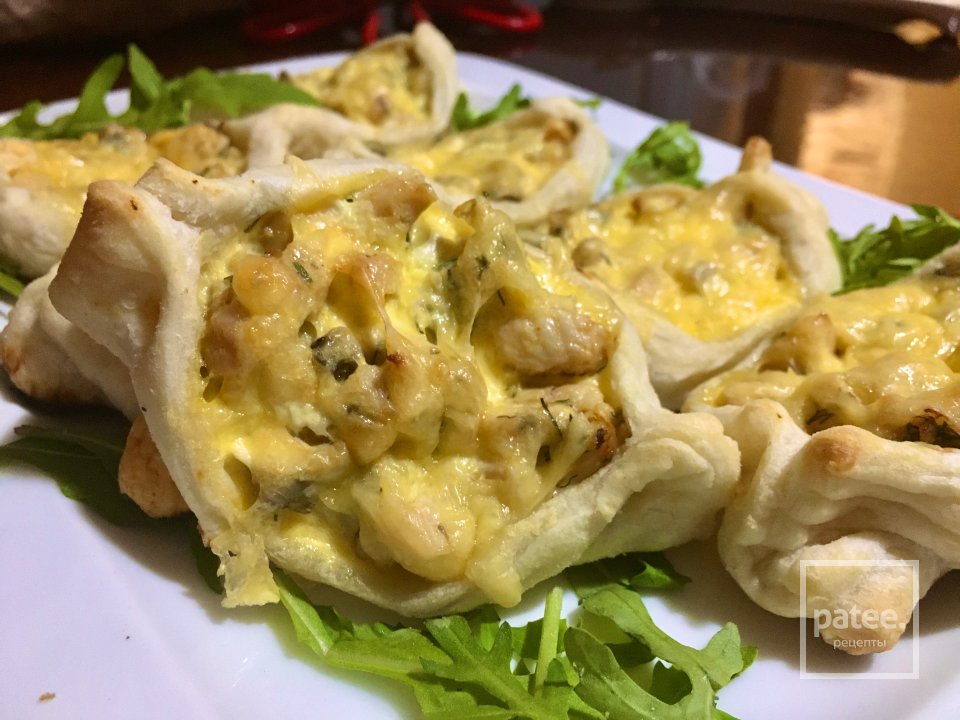 Лодочки из слоёного теста. - Шаг 10