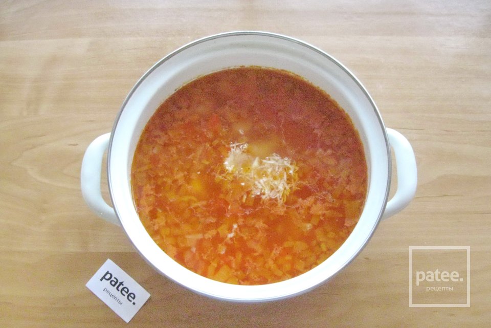 Томатный суп с фасолью - Шаг 8
