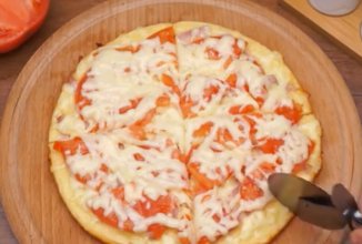 Пицца готовится очень быстро😋