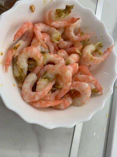 Тарталетка с авокадо, сыром и креветкой - Шаг 3