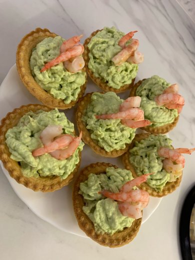 Тарталетка с авокадо, сыром и креветкой - Шаг 5
