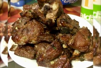 Свиные рёбра в рукаве