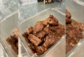 Говядина в соевом соусе с мёдом и имбирём